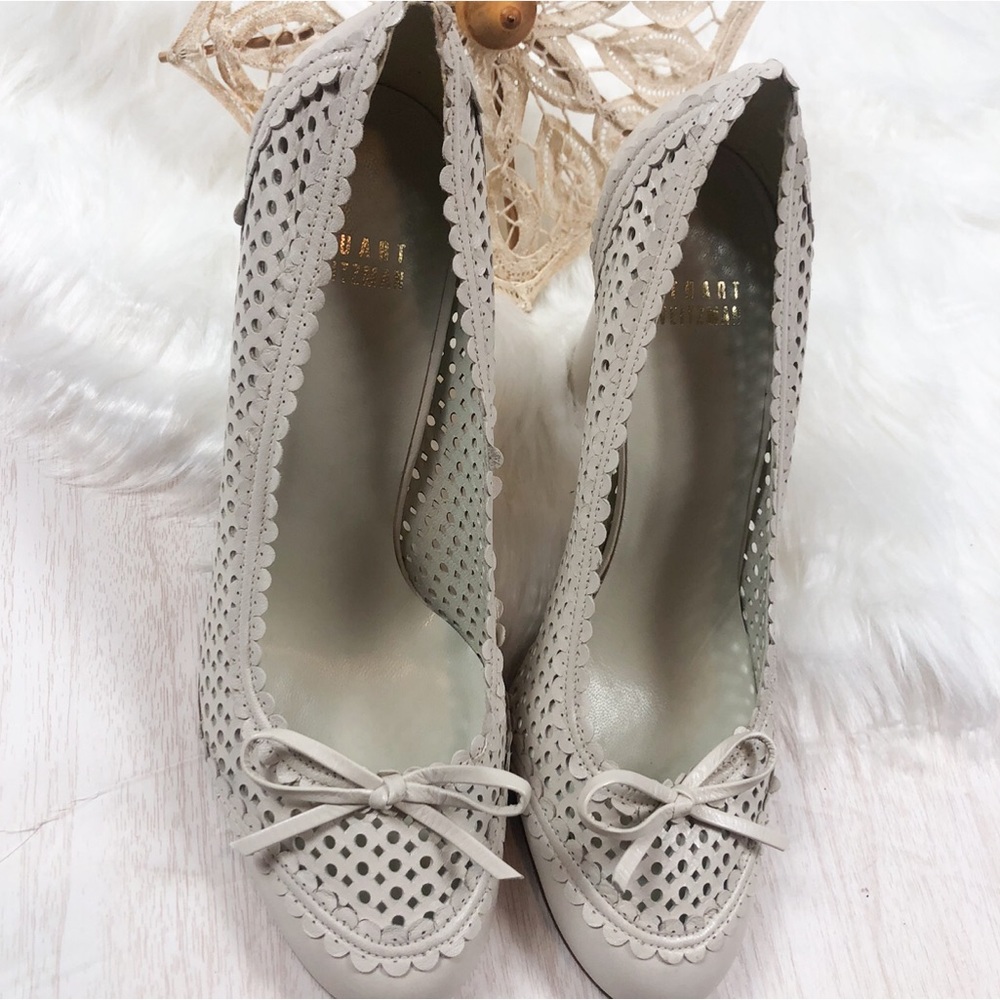 Stuart Weitzman Perforated Heeled Shoes Size 6
